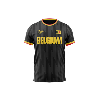 BELGIUM JERSEY SHIRT BLACK